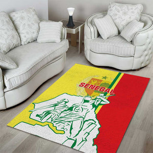 Senegal Independence Day Area Rug - Un Peuple, Un But, Une Foi, 64th Anniversary