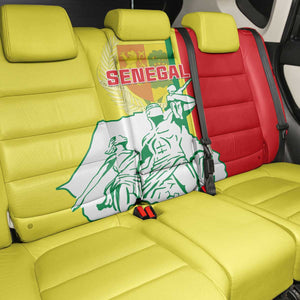 Senegal Independence Day Back Car Seat Cover - Un Peuple, Un But, Une Foi, 64th Anniversary