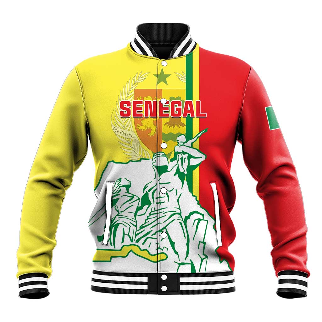 Senegal Independence Day Baseball Jacket - Un Peuple, Un But, Une Foi, 64th Anniversary LT01