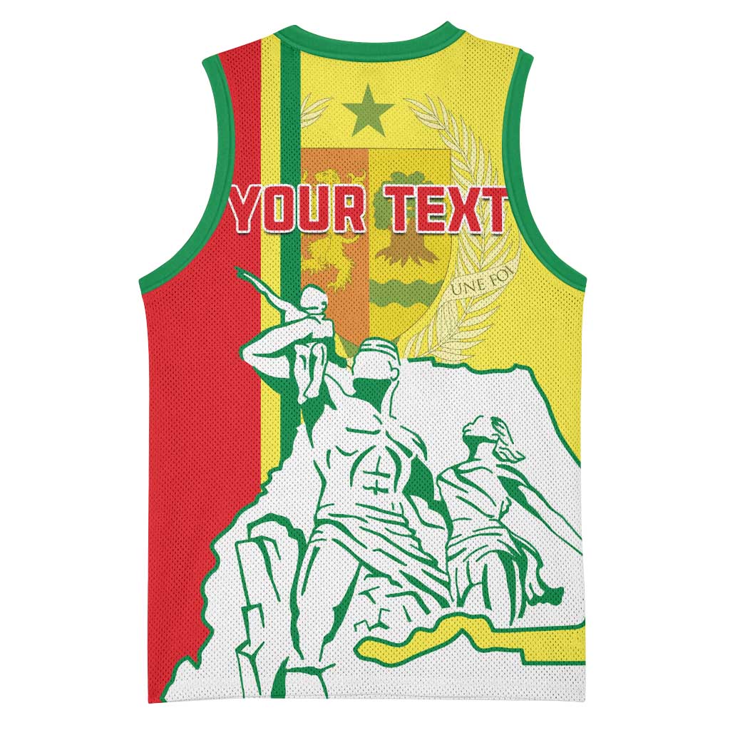 Senegal Independence Day Basketball Jersey - Un Peuple, Un But, Une Foi, 64th Anniversary LT01