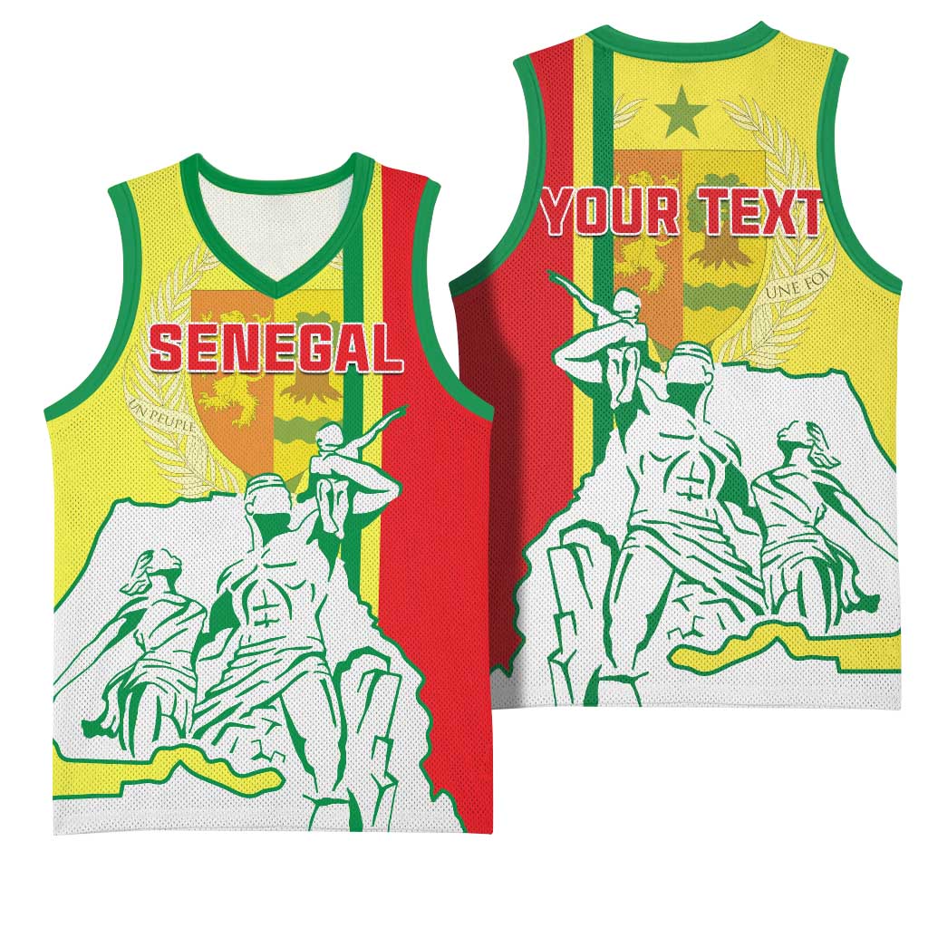Senegal Independence Day Basketball Jersey - Un Peuple, Un But, Une Foi, 64th Anniversary LT01