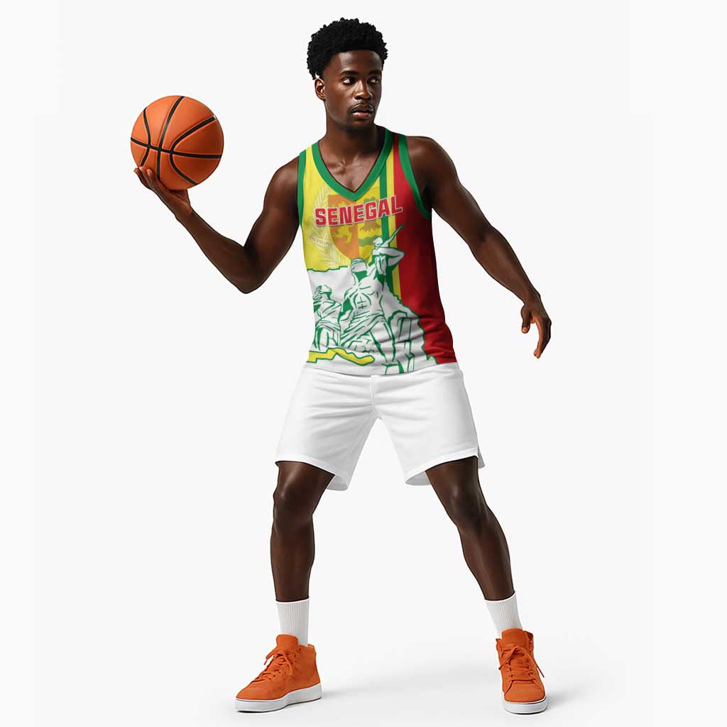 Senegal Independence Day Basketball Jersey - Un Peuple, Un But, Une Foi, 64th Anniversary LT01