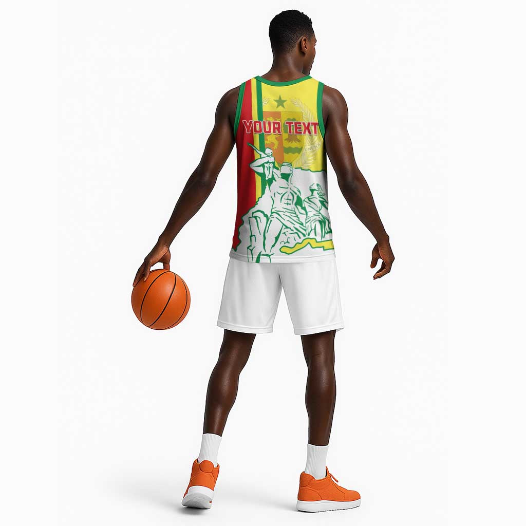 Senegal Independence Day Basketball Jersey - Un Peuple, Un But, Une Foi, 64th Anniversary LT01