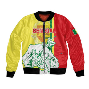 Senegal Independence Day Bomber Jacket - Un Peuple, Un But, Une Foi, 64th Anniversary