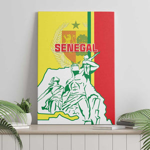 Senegal Independence Day Canvas Wall Art - Un Peuple, Un But, Une Foi, 64th Anniversary