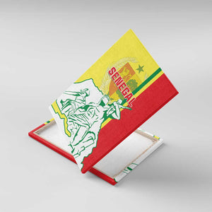 Senegal Independence Day Canvas Wall Art - Un Peuple, Un But, Une Foi, 64th Anniversary