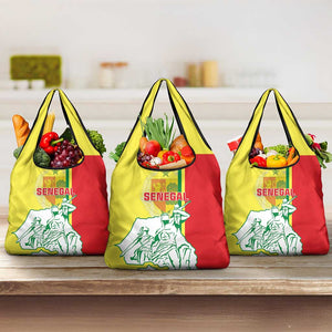 Senegal Independence Day Grocery Bag - Un Peuple, Un But, Une Foi, 64th Anniversary