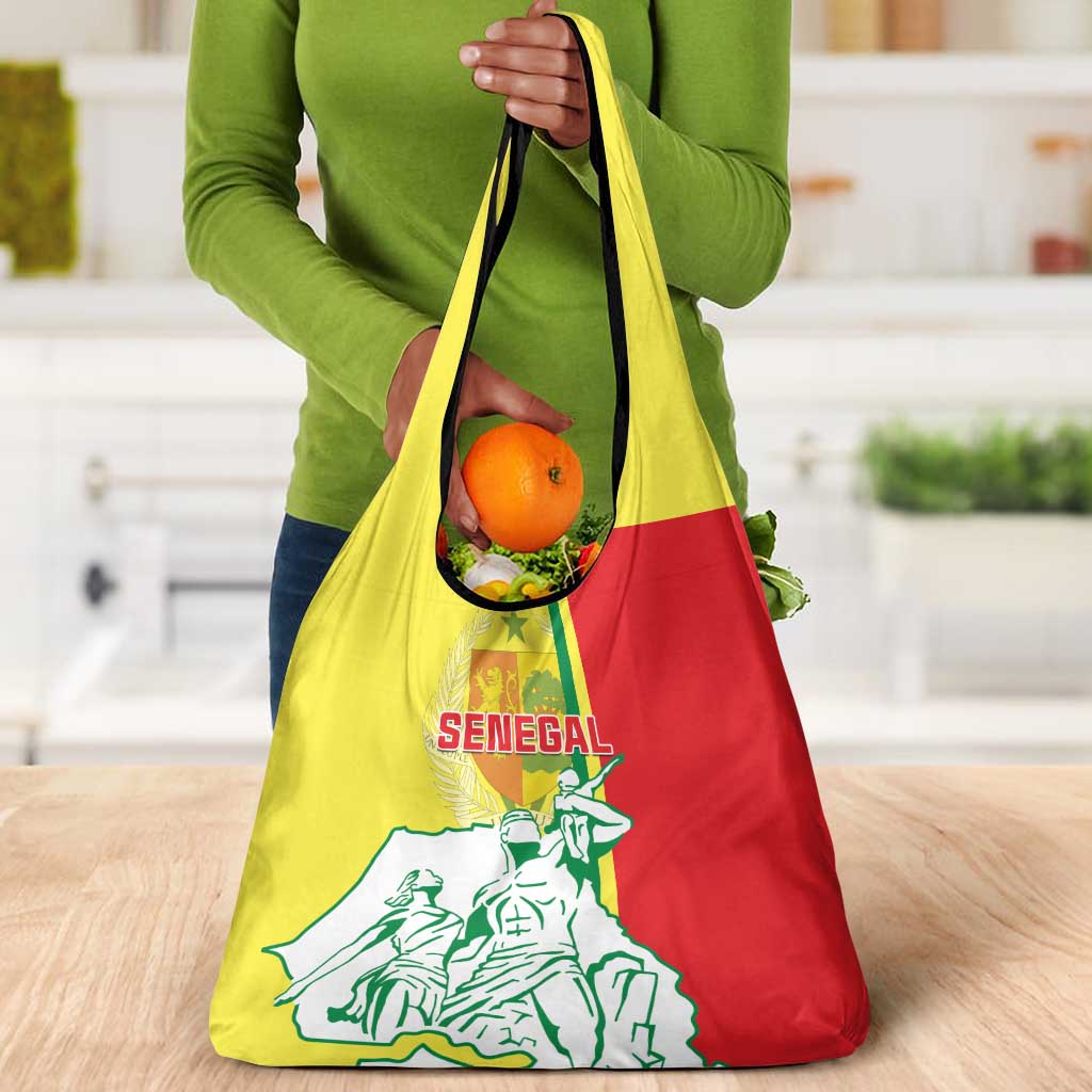 Senegal Independence Day Grocery Bag - Un Peuple, Un But, Une Foi, 64th Anniversary