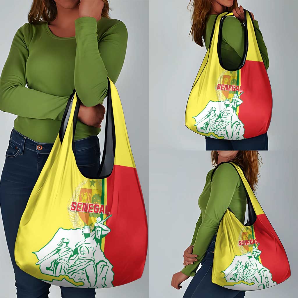 Senegal Independence Day Grocery Bag - Un Peuple, Un But, Une Foi, 64th Anniversary