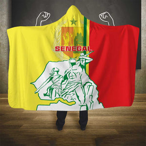 Senegal Independence Day Hooded Blanket - Un Peuple, Un But, Une Foi, 64th Anniversary