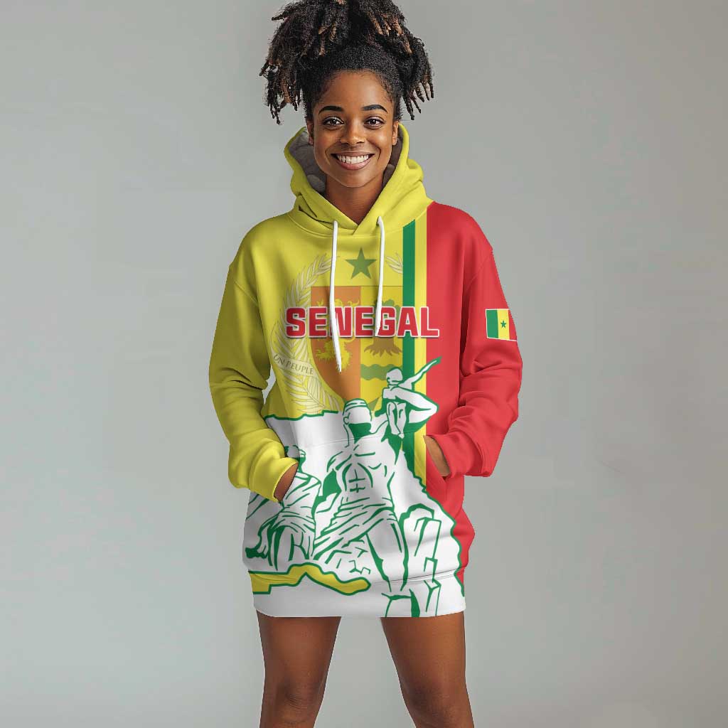 Senegal Independence Day Hoodie Dress - Un Peuple, Un But, Une Foi, 64th Anniversary