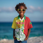 Senegal Independence Day Kid Hawaiian Shirt - Un Peuple, Un But, Une Foi, 64th Anniversary
