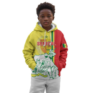 Senegal Independence Day Kid Hoodie - Un Peuple, Un But, Une Foi, 64th Anniversary