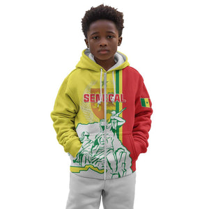 Senegal Independence Day Kid Hoodie - Un Peuple, Un But, Une Foi, 64th Anniversary