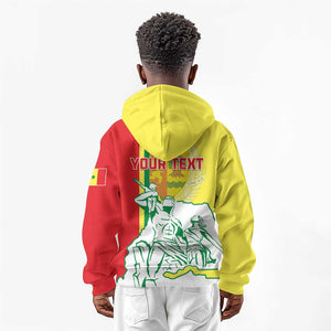 Senegal Independence Day Kid Hoodie - Un Peuple, Un But, Une Foi, 64th Anniversary