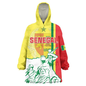 Senegal Independence Day KId Wearable Blanket Hoodie - Un Peuple, Un But, Une Foi, 64th Anniversary