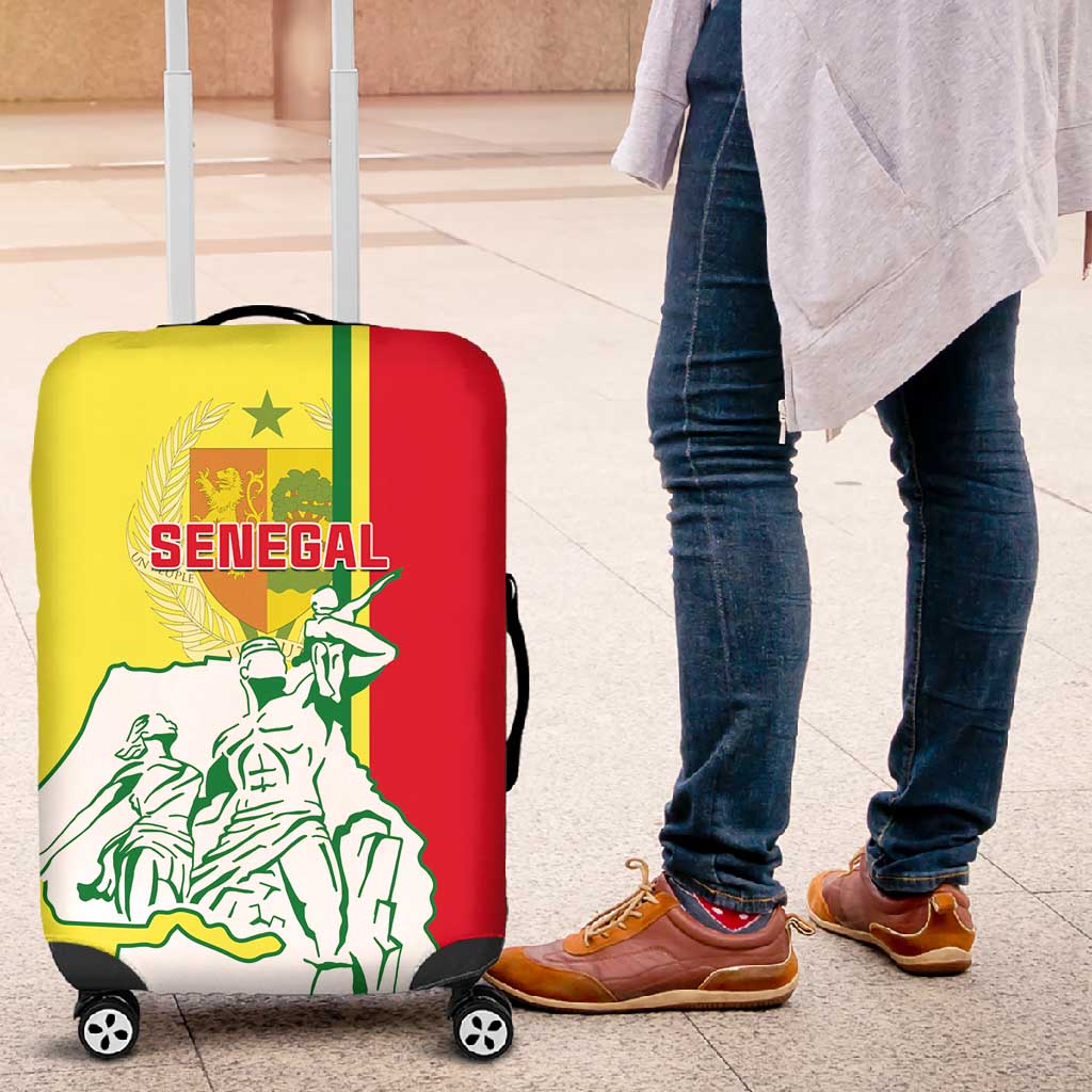 Senegal Independence Day Luggage Cover - Un Peuple, Un But, Une Foi, 64th Anniversary