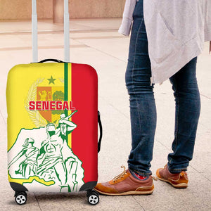 Senegal Independence Day Luggage Cover - Un Peuple, Un But, Une Foi, 64th Anniversary