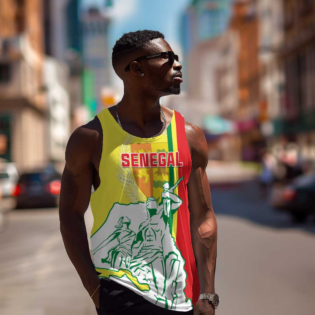 Senegal Independence Day Men Tank Top - Un Peuple, Un But, Une Foi, 64th Anniversary