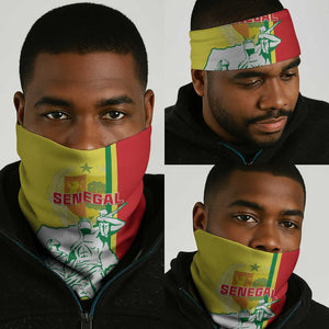 Senegal Independence Day Neck Gaiter - Un Peuple, Un But, Une Foi, 64th Anniversary LT01
