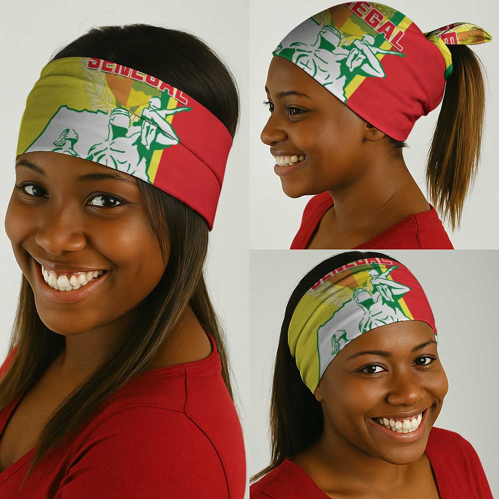 Senegal Independence Day Neck Gaiter - Un Peuple, Un But, Une Foi, 64th Anniversary LT01