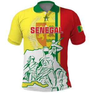 Senegal Independence Day Polo Shirt - Un Peuple, Un But, Une Foi, 64th Anniversary