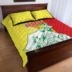 Senegal Independence Day Quilt Bed Set - Un Peuple, Un But, Une Foi, 64th Anniversary