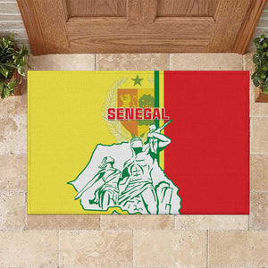 Senegal Independence Day Rubber Doormat - Un Peuple, Un But, Une Foi, 64th Anniversary