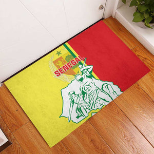 Senegal Independence Day Rubber Doormat - Un Peuple, Un But, Une Foi, 64th Anniversary