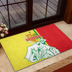 Senegal Independence Day Rubber Doormat - Un Peuple, Un But, Une Foi, 64th Anniversary