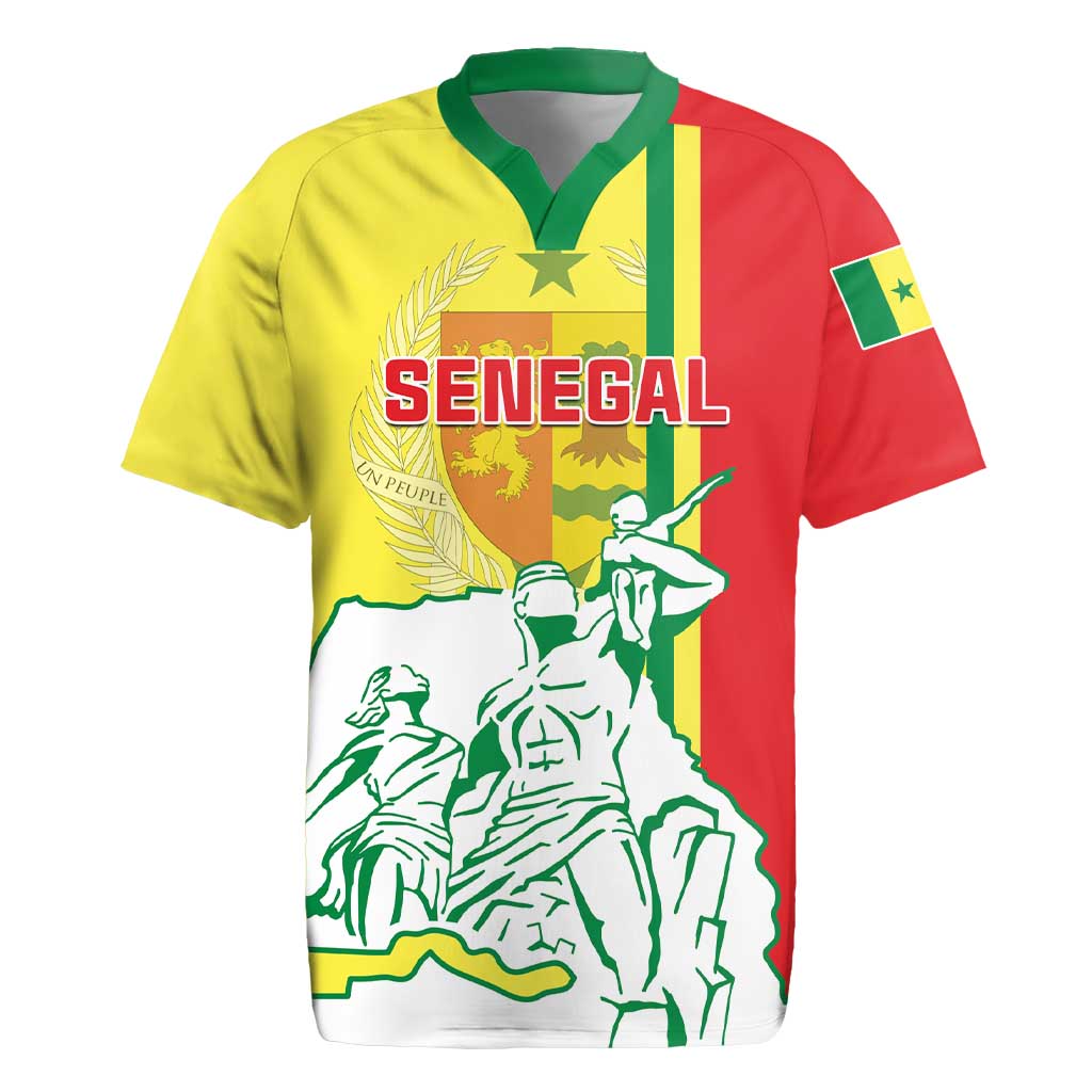 Senegal Independence Day Rugby Jersey - Un Peuple, Un But, Une Foi, 64th Anniversary