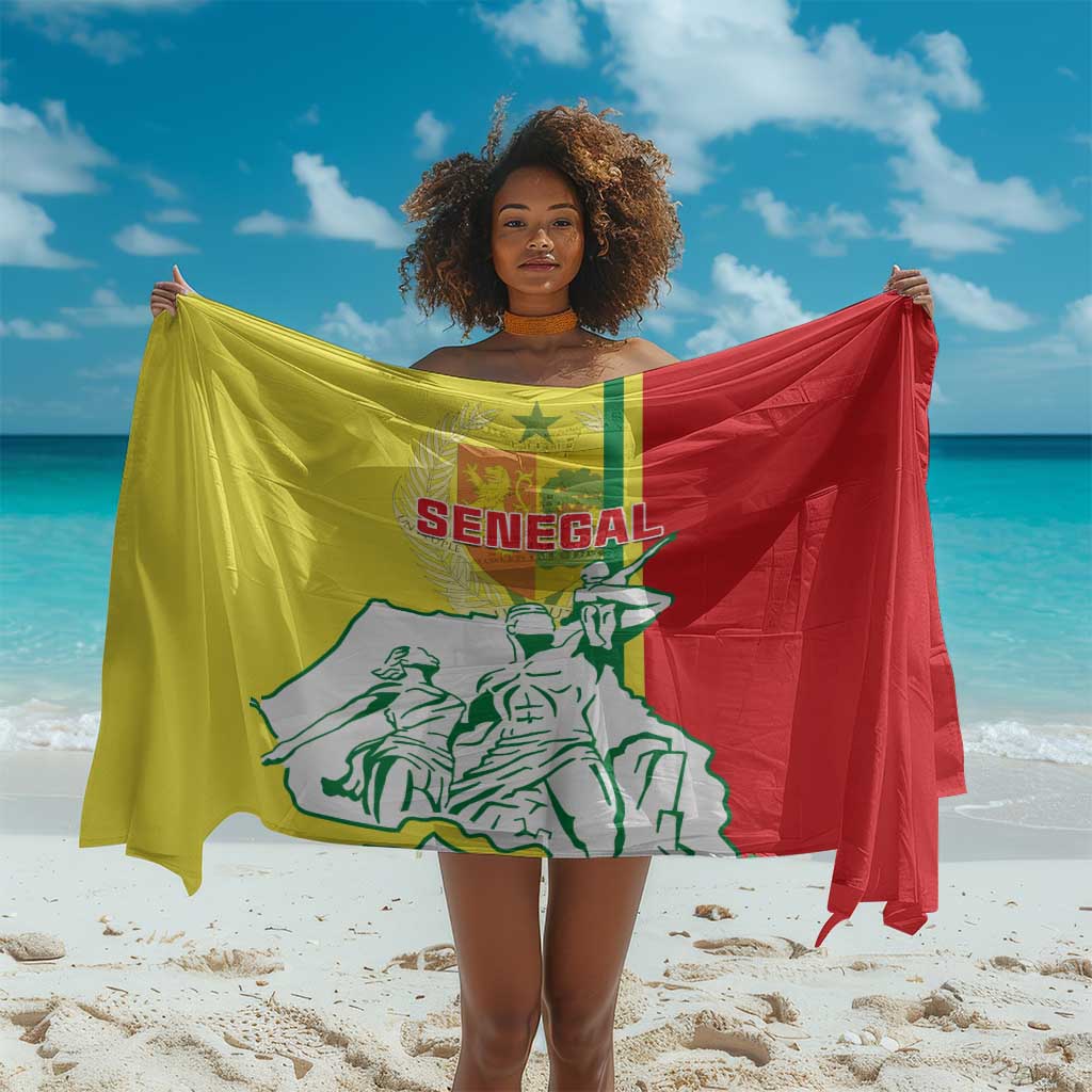 Senegal Independence Day Sarong - Un Peuple, Un But, Une Foi, 64th Anniversary