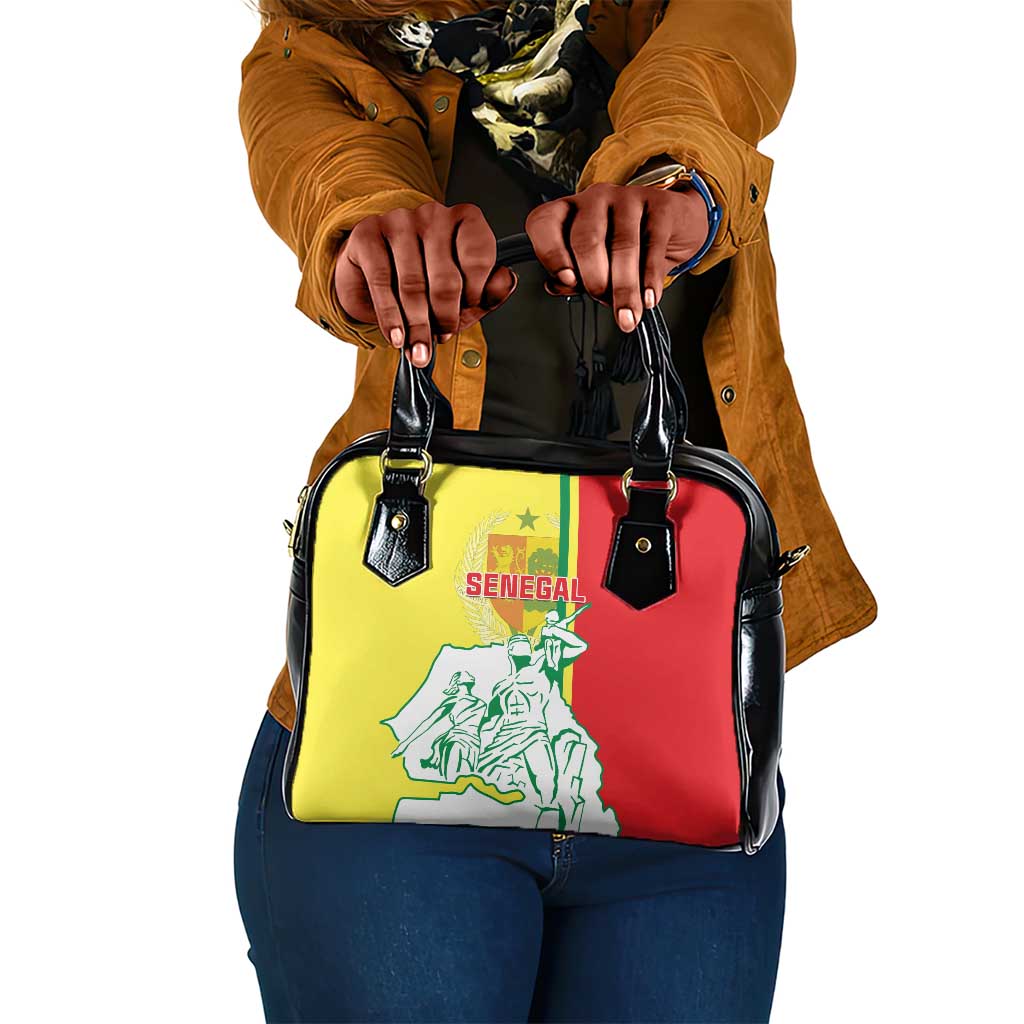 Senegal Independence Day Shoulder Handbag - Un Peuple, Un But, Une Foi, 64th Anniversary