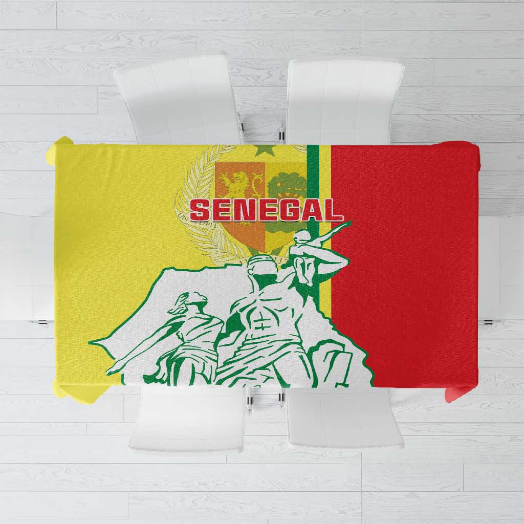 Senegal Independence Day Tablecloth - Un Peuple, Un But, Une Foi, 64th Anniversary