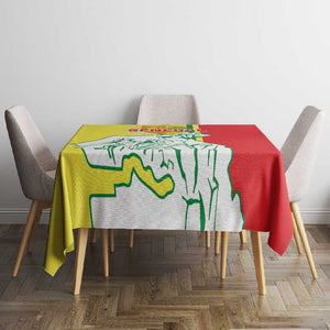 Senegal Independence Day Tablecloth - Un Peuple, Un But, Une Foi, 64th Anniversary