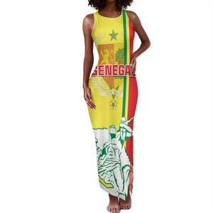 Senegal Independence Day Tank Maxi Dress - Un Peuple, Un But, Une Foi, 64th Anniversary