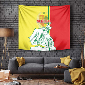 Senegal Independence Day Tapestry - Un Peuple, Un But, Une Foi, 64th Anniversary