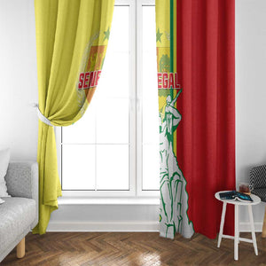 Senegal Independence Day Window Curtain - Un Peuple, Un But, Une Foi, 64th Anniversary