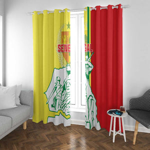 Senegal Independence Day Window Curtain - Un Peuple, Un But, Une Foi, 64th Anniversary