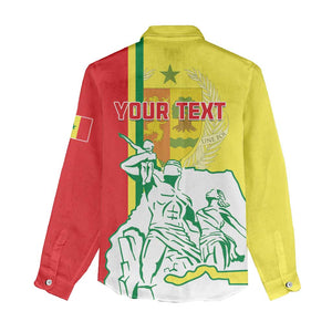 Senegal Independence Day Women Casual Shirt - Un Peuple, Un But, Une Foi, 64th Anniversary