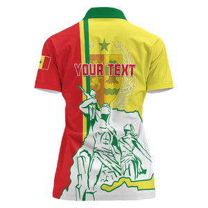 Senegal Independence Day Women Polo Shirt - Un Peuple, Un But, Une Foi, 64th Anniversary