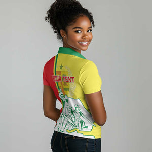 Senegal Independence Day Women Polo Shirt - Un Peuple, Un But, Une Foi, 64th Anniversary