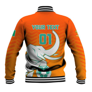 Ivory Coast Football Baseball Jacket - Go Les Elephants LT01