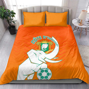 Ivory Coast Football Bedding Set - Go Les Elephants