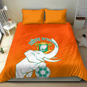 Ivory Coast Football Bedding Set - Go Les Elephants