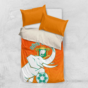 Ivory Coast Football Bedding Set - Go Les Elephants