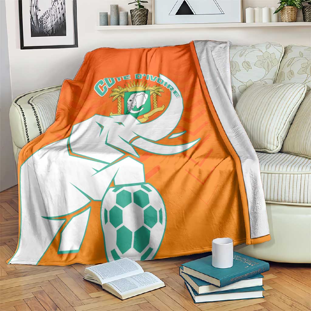 Ivory Coast Football Blanket - Go Les Elephants