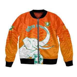 Ivory Coast Football Bomber Jacket - Go Les Elephants