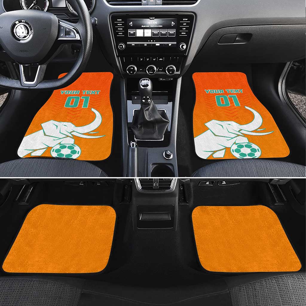 Ivory Coast Football Car Mats - Go Les Elephants