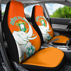 Ivory Coast Football Car Seat Cover - Go Les Elephants